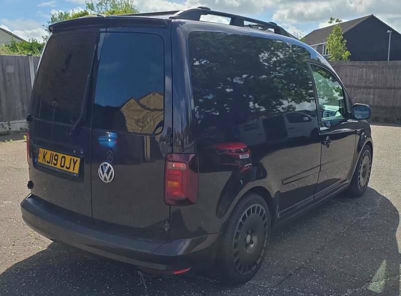 Volkswagen Caddy 2.0 Tdi C20 Bluemotion Tech Highline Dsg Swb Euro Purple #2