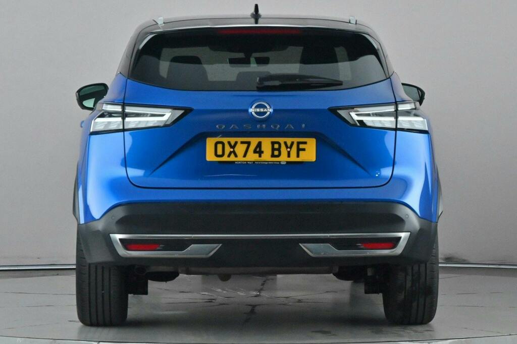 Nissan Qashqai 1.3 Dig T Mhev Tekna Suv Hybrid Xtron OX74BYF Blue #5