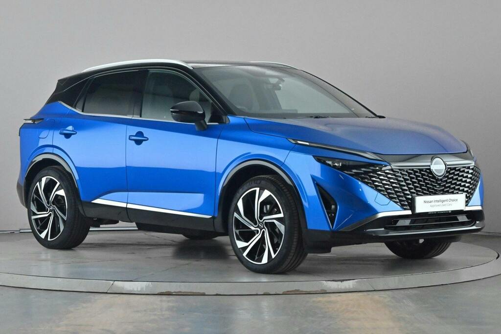 Nissan Qashqai 1.3 Dig T Mhev Tekna Plus Suv Hybrid Xt OE25LXO Blue
