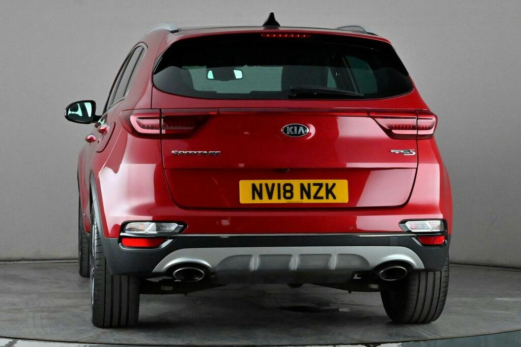 Kia Sportage 1.6 T Gdi Gt Line S Suv Dct Awd Ss NV18NZK Red #5