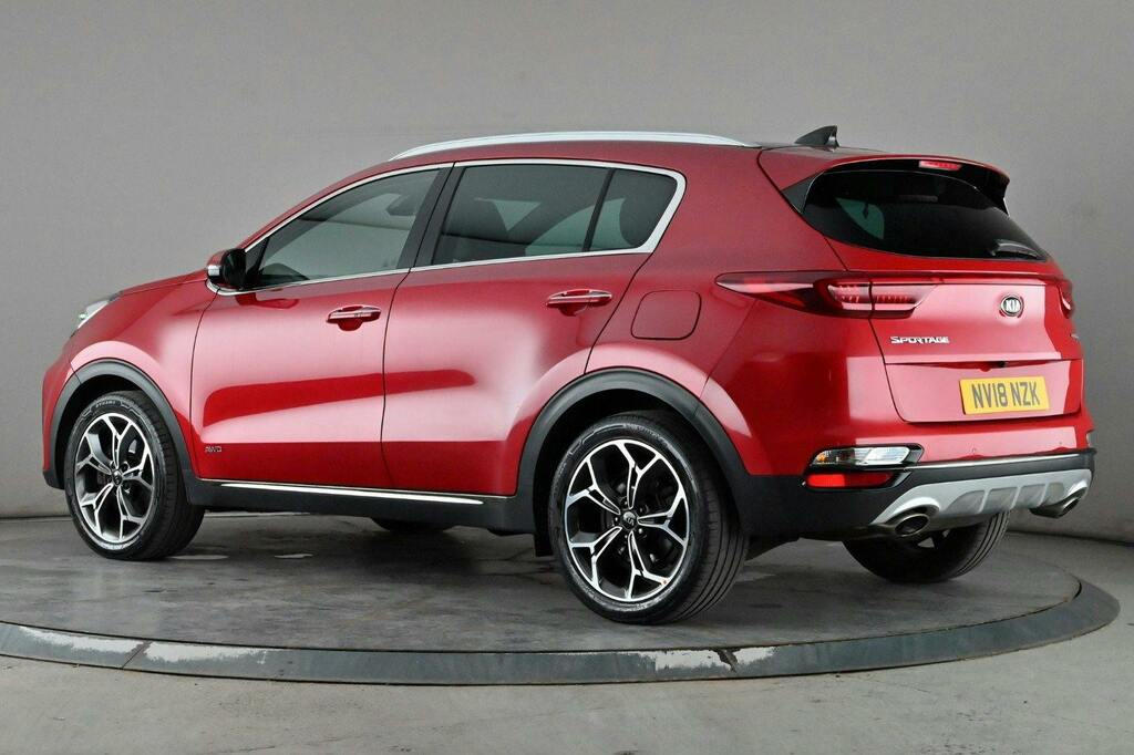 Kia Sportage 1.6 T Gdi Gt Line S Suv Dct Awd Ss NV18NZK Red #4