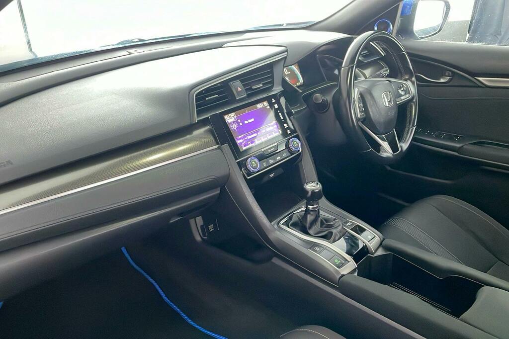 Honda Civic 1.6 I Dtec Sr Hatchback Ss Blue #2