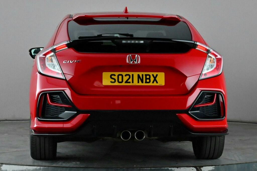 Honda Civic 1.5 Vtec Turbo Sport Hatchback Cvt S Red #5