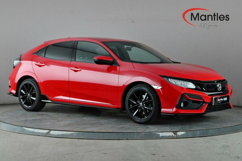 Honda Civic 1.5 Vtec Turbo Sport Hatchback Cvt S Red