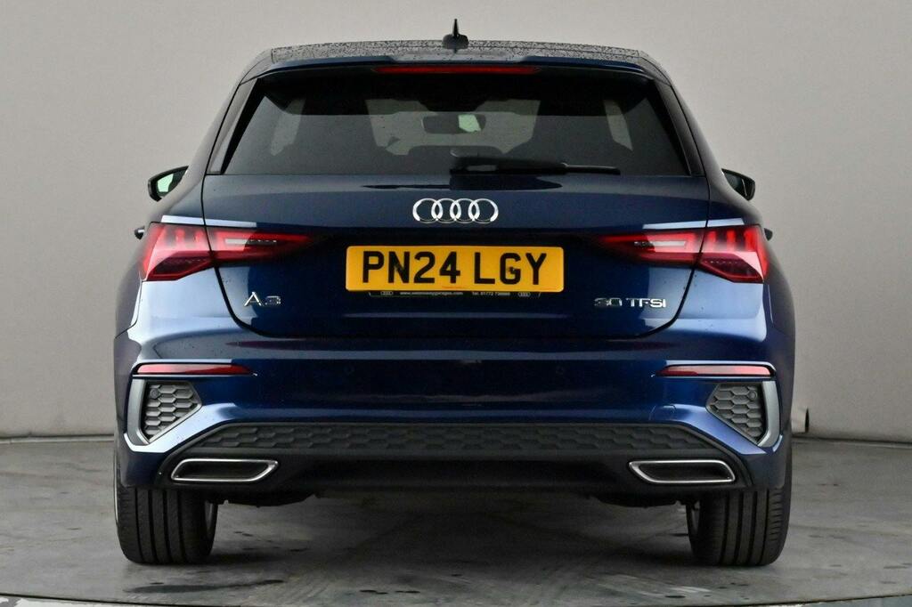 Audi A3 1.0 Tfsi 30 S Line Sportback S PN24LGY Blue #4