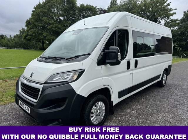 Peugeot Boxer 2.0 Bluehdi 335 9 Seater Minibus Band Crew Splitte White #6