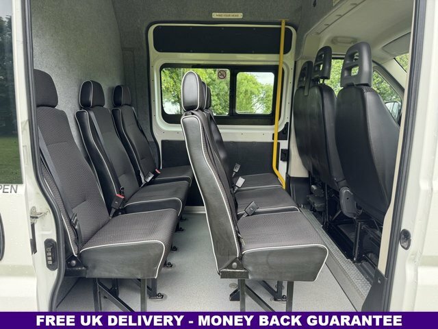 Peugeot Boxer 2.0 Bluehdi 335 9 Seater Minibus Band Crew Splitte White #2