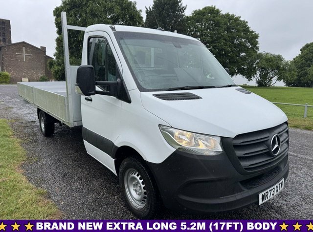 Mercedes-Benz Sprinter 2.0 315Cdi Lwb 3.5T. Extra Long 5.2M 17Ft Dropsi White