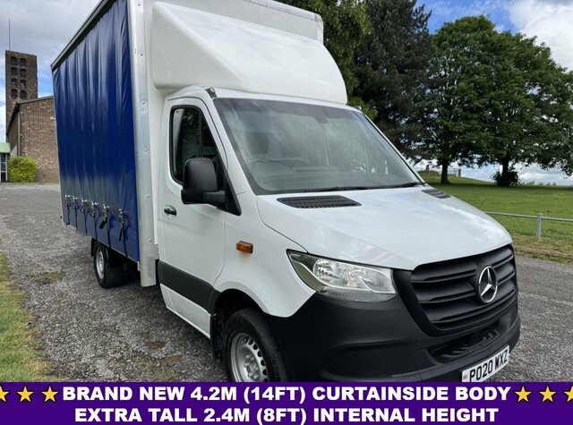 Mercedes-Benz Sprinter 2.1 314Cdi 3.5T. Lwb 4.2M X 2.4M Int. Height Curta White