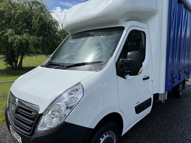 Vauxhall Movano 2.3Cdti 3.5T. Biturbo Curtainside Rwd L3 Lwb A C E White #5