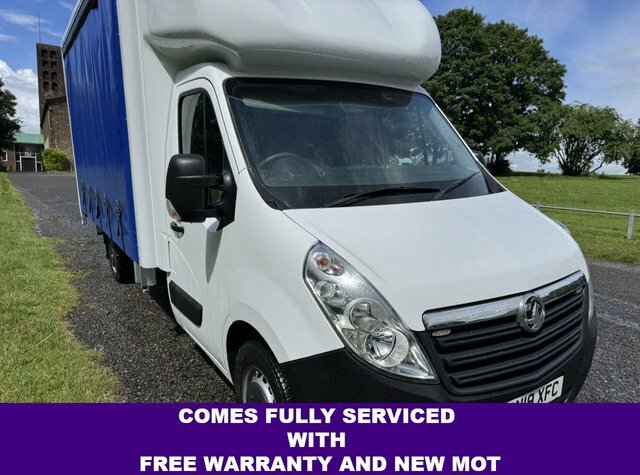 Vauxhall Movano 2.3Cdti 3.5T. Biturbo Curtainside Rwd L3 Lwb A C E White #3