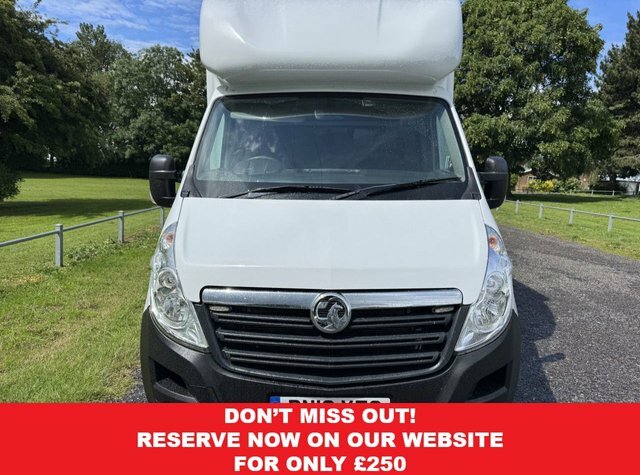 Vauxhall Movano 2.3Cdti 3.5T. Biturbo Curtainside Rwd L3 Lwb A C E White #4