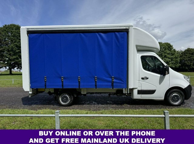 Vauxhall Movano 2.3Cdti 3.5T. Biturbo Curtainside Rwd L3 Lwb A C E White #6
