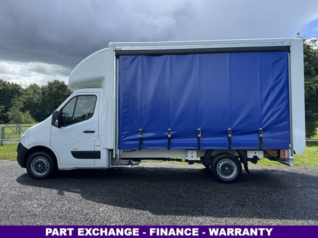Vauxhall Movano 2.3Cdti 3.5T. Biturbo Curtainside Rwd L3 Lwb A C E White