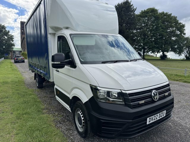 Volkswagen Crafter 2.0 Tdi Cr35 Startline Flat Frame Chassis Cab White