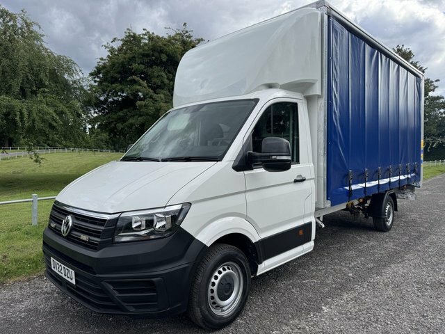 Volkswagen Crafter 2.0 Tdi Cr35 Startline Flat Frame Chassis Cab White #4