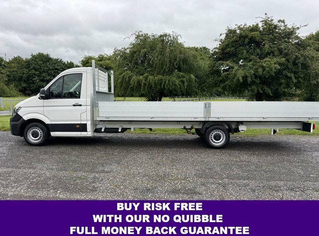 Volkswagen Crafter 2.0Tdi 3.5T. Extra Long 6M 20Ft Dropside Eu.6 XL White #6