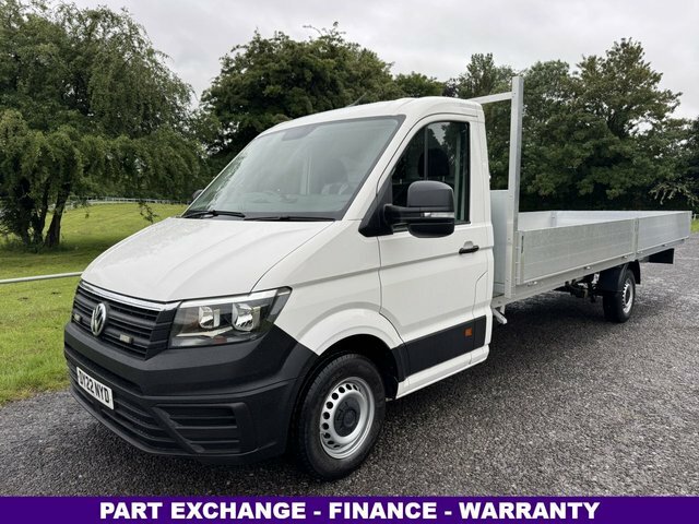 Volkswagen Crafter 2.0Tdi 3.5T. Extra Long 6M 20Ft Dropside Eu.6 XL White #3