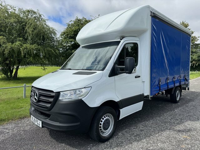 Mercedes-Benz Sprinter 2.1 314Cdi 3.5T. Lwb 4.M Curtainside Tail Lift Eur White #2