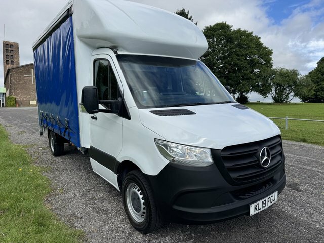 Mercedes-Benz Sprinter 2.1 314Cdi 3.5T. Lwb 4.M Curtainside Tail Lift Eur White