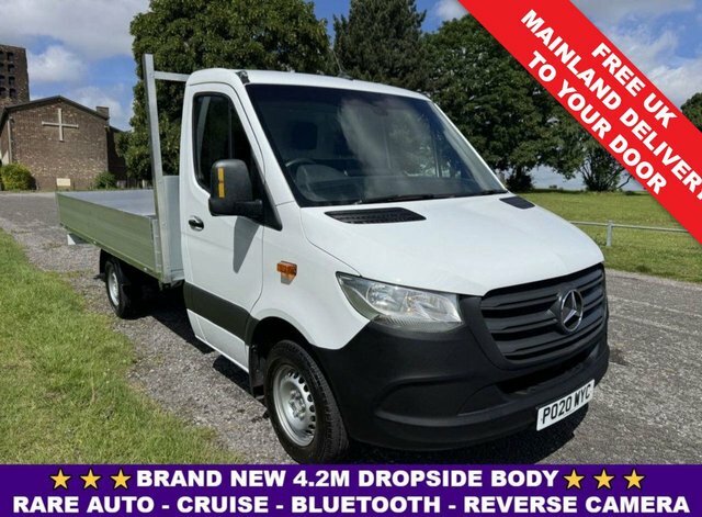 Mercedes-Benz Sprinter 2.1 314Cdi 3.5T. New 4.2M. Dropside Lovely Conditi White