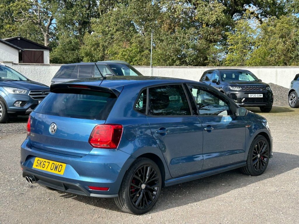 Volkswagen Polo 1.8 Tsi Gti Hatchback Euro 6 S SK67OWO Blue #6