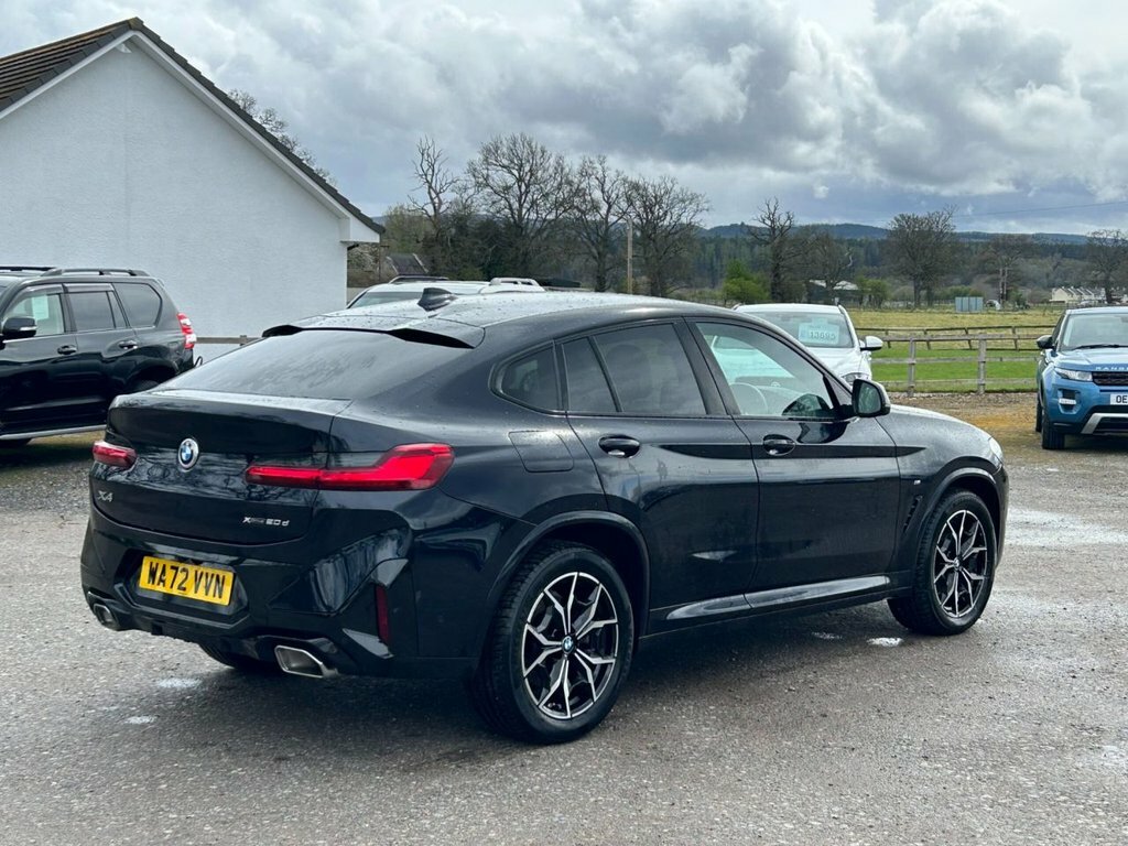 BMW X4 2.0 20D Mht M Sport Suv Hybrid Xdr WA72VVN Black #4