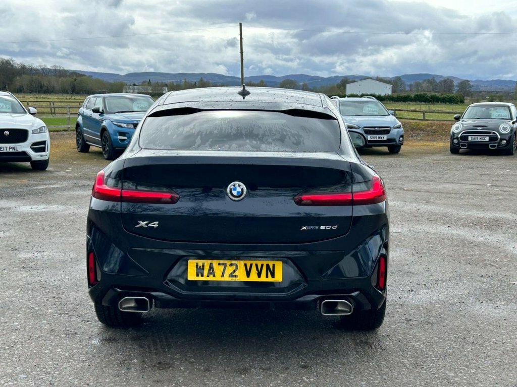 BMW X4 2.0 20D Mht M Sport Suv Hybrid Xdr WA72VVN Black #5