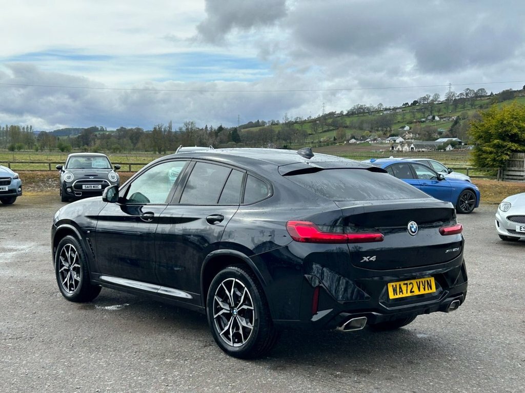 BMW X4 2.0 20D Mht M Sport Suv Hybrid Xdr WA72VVN Black #6