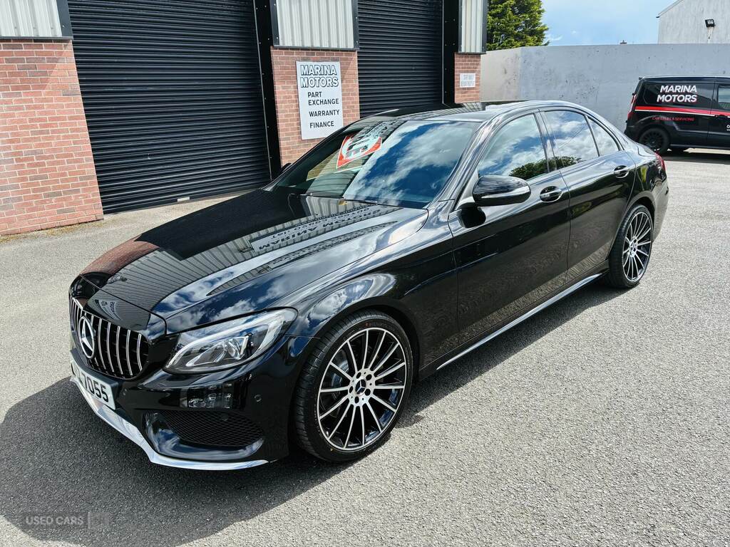 Mercedes-Benz C Class C220 Bluetec Amg Line Black #4