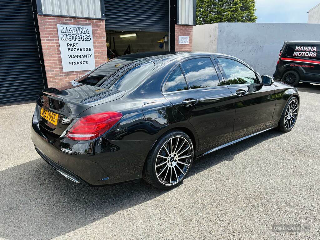 Mercedes-Benz C Class C220 Bluetec Amg Line Black #3