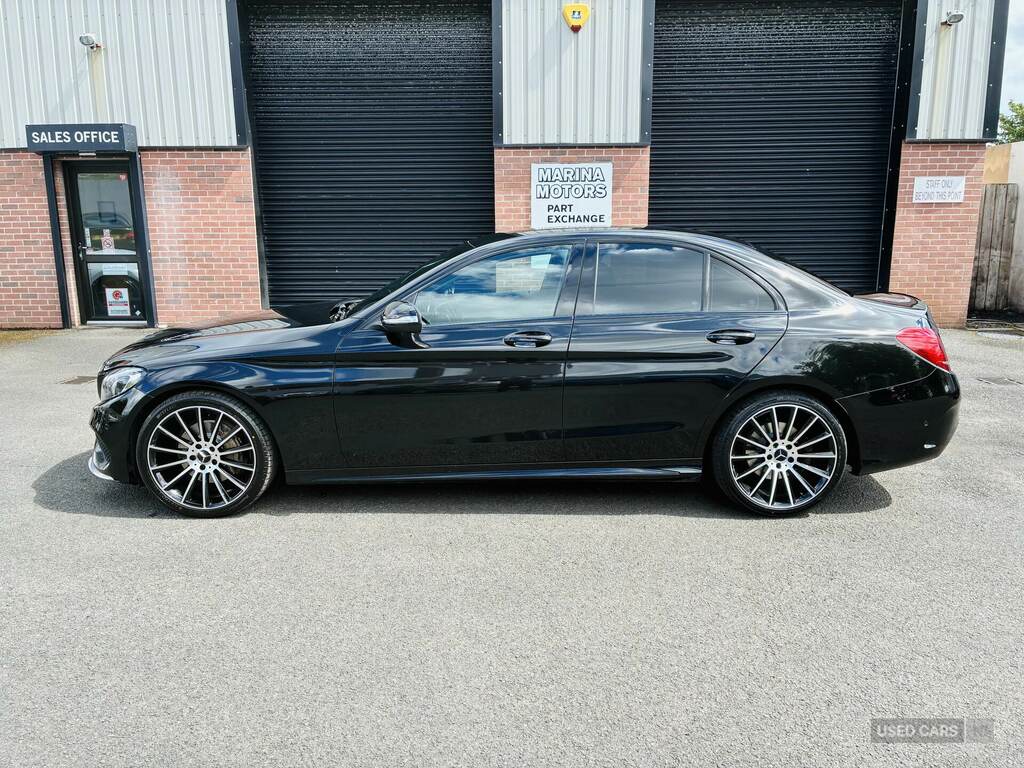 Mercedes-Benz C Class C220 Bluetec Amg Line Black #5