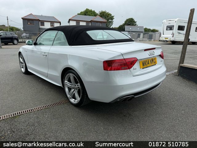 Audi A5 Convertible White #5