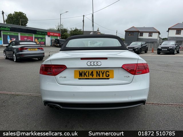 Audi A5 Convertible White #4