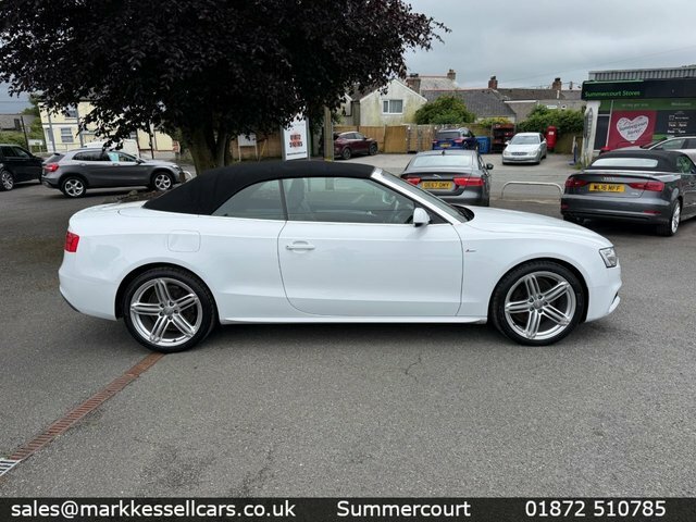 Audi A5 Convertible White