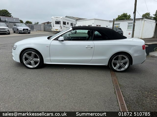 Audi A5 Convertible White #6