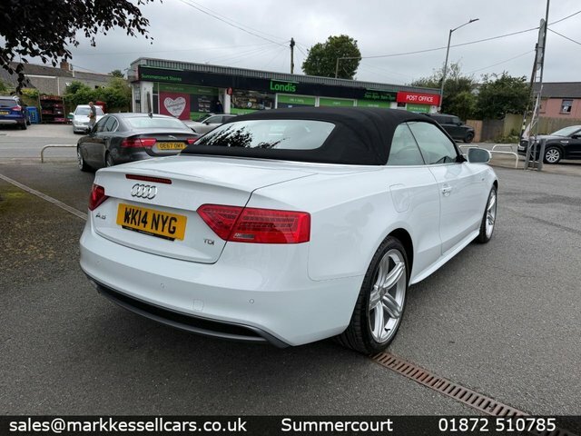 Audi A5 Convertible White #3