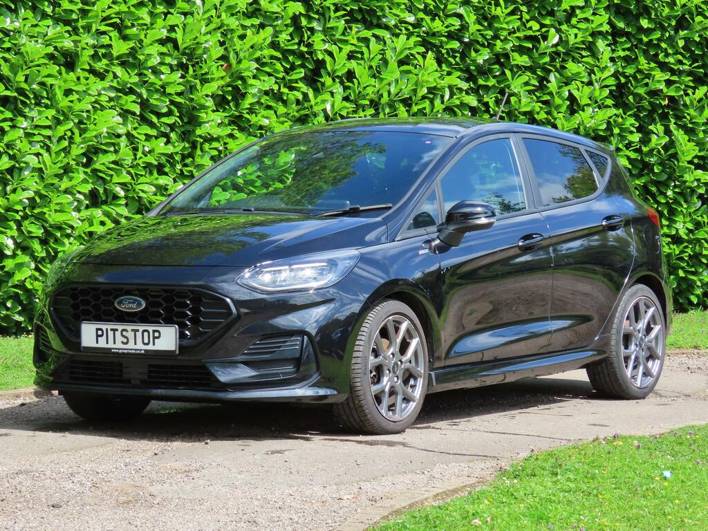 Ford Fiesta 1.0T Ecoboost St-line Hatchback RE23VWN Black #2