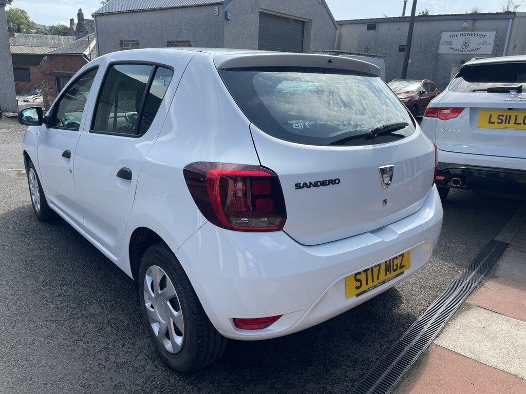 Dacia Sandero Hatchback 1.0 Ambiance Sce 75 2017 White #3
