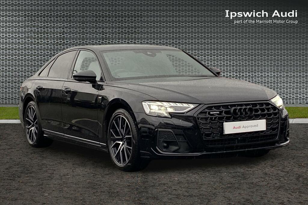 Audi A8 3.0 Tdi V6 50 Black Edition Saloon Tipt Black