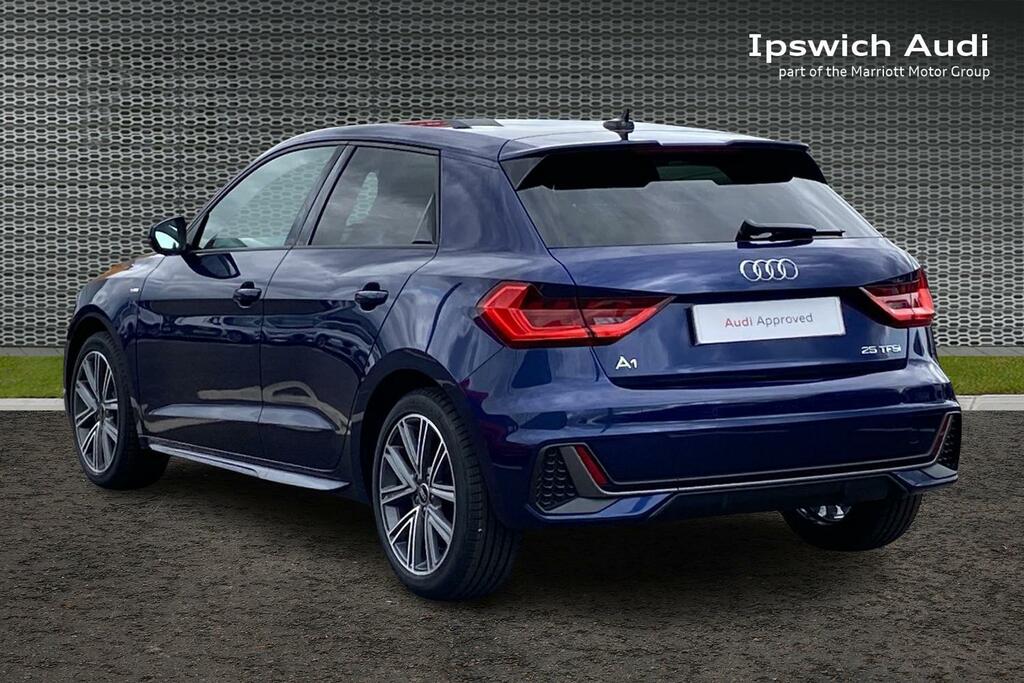 Audi A1 1.0 Tfsi 25 S Line Sportback S Tronic E AV25VOO Blue #3