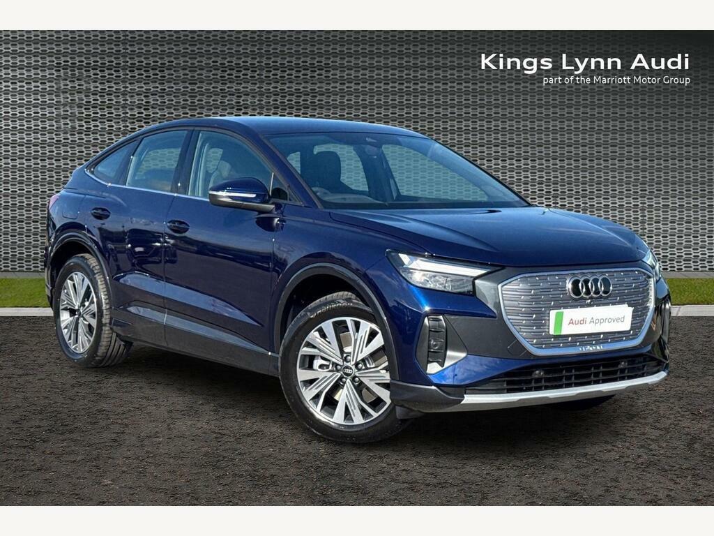 Audi Q4 E Tron 45 Sport Sportback 82Kwh 286 Ps Blue