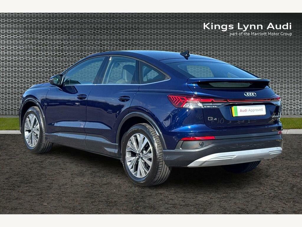 Audi Q4 E Tron 45 Sport Sportback 82Kwh 286 Ps AU25NLG Blue #3