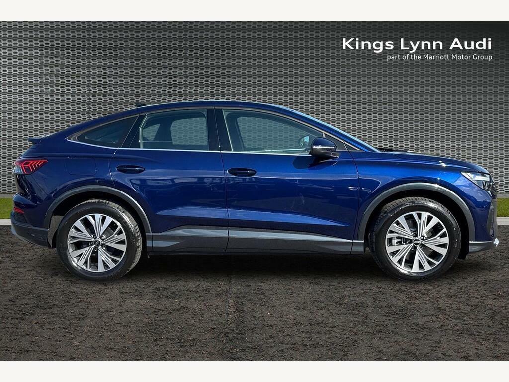 Audi Q4 E Tron 45 Sport Sportback 82Kwh 286 Ps AU25NLG Blue #4