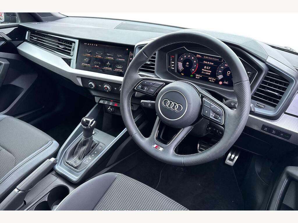 Audi A1 1.0 Tfsi 30 S Line Sportback S Tronic E AO25ZRV Black #6