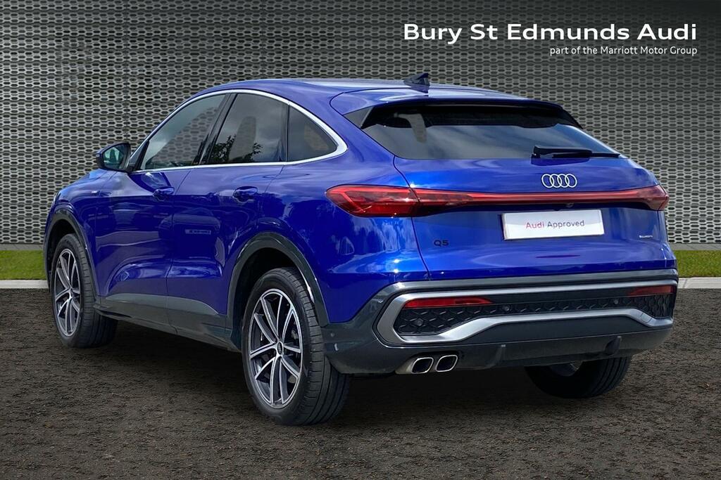 Audi Q5 2.0 Tdi S Line Sportback S Tronic Quatt AV75JZG Blue #3