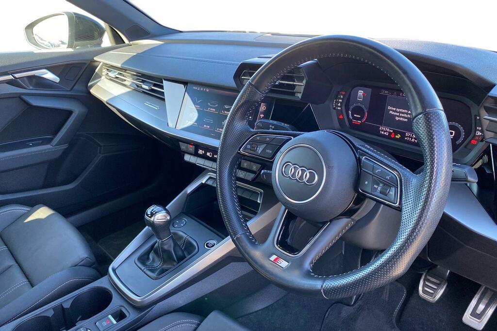 Audi A3 1.5 Tfsi 35 S Line Saloon Euro 6 DG70ZDO Black #6