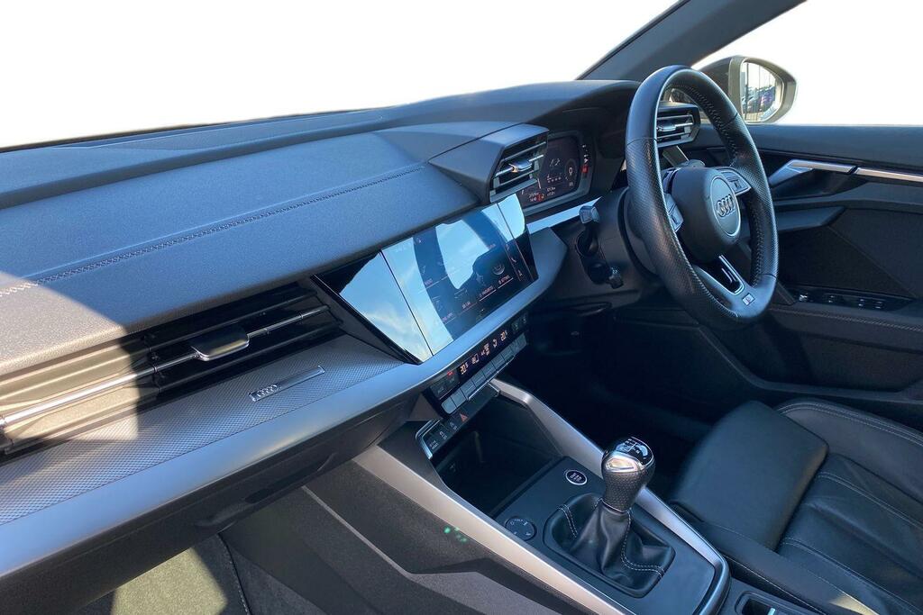 Audi A3 1.5 Tfsi 35 S Line Saloon Euro 6 DG70ZDO Black #2