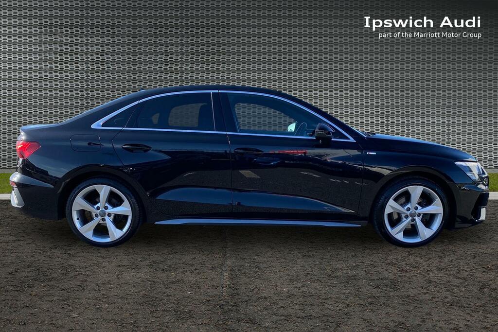 Audi A3 1.5 Tfsi 35 S Line Saloon Euro 6 DG70ZDO Black #4