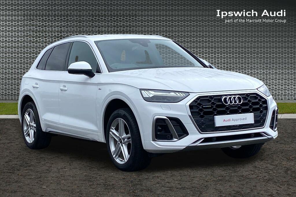 Audi Q5 2.0 Tdi 40 S Line S Tronic Quattro Euro 6 Ss White